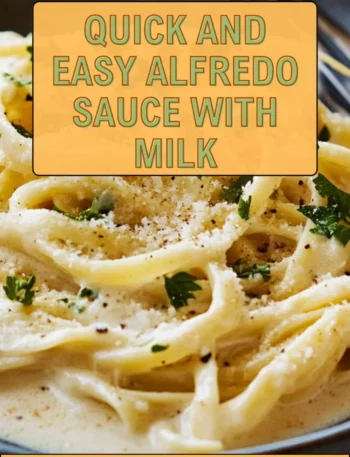 quick and easy alfredo sauce with milk