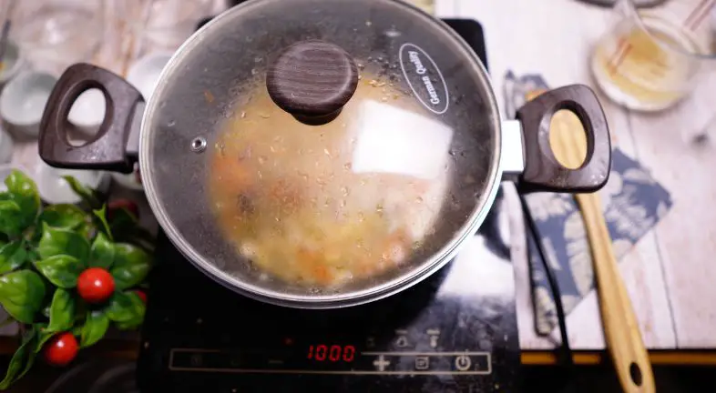Step 5: Simmer and Add Spinach Step 5: Simmer and Add Spinach