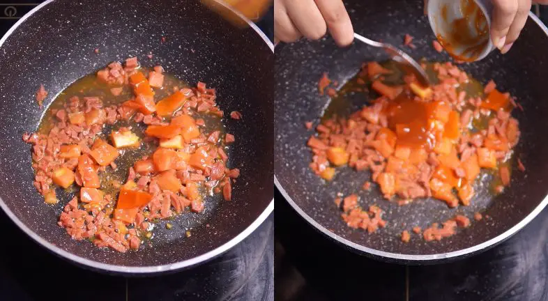 Step 5: Incorporate Tomato Paste and Crushed Tomatoes Step 5: Incorporate Tomato Paste and Crushed Tomatoes