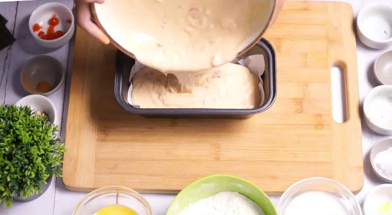 Step 7: Pour Into Pan Step 7: Pour Into Pan
