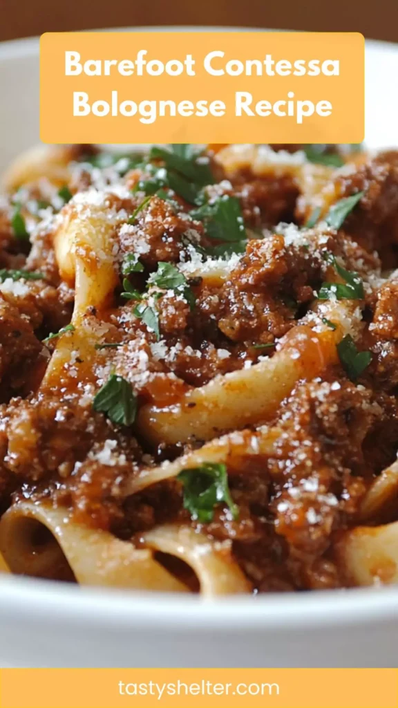 barefoot contessa bolognese recipe