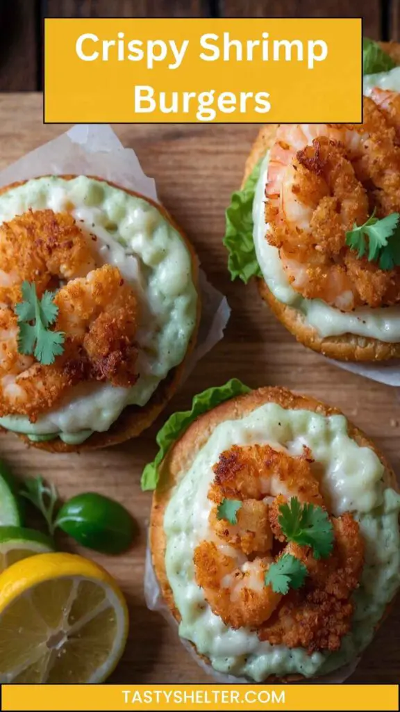 Crispy Shrimp Burgers Crispy Shrimp Burgers