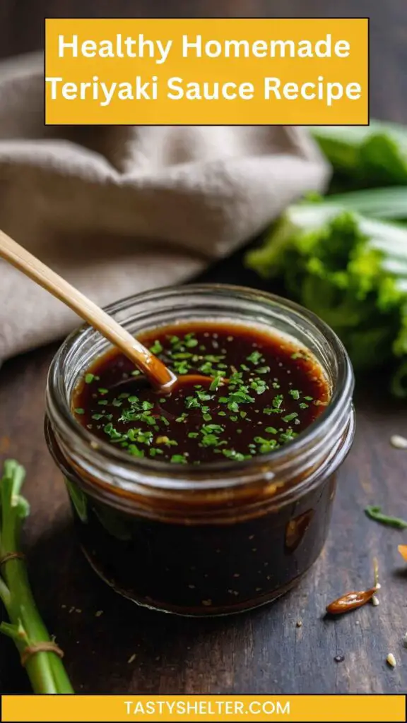 Healthy Homemade Teriyaki Sauce Recipe