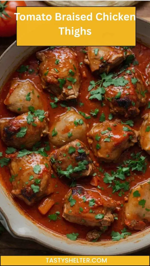 Tomato Braised Chicken Thighs Tomato Braised Chicken Thighs