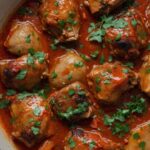 Tomato Braised Chicken Thighs