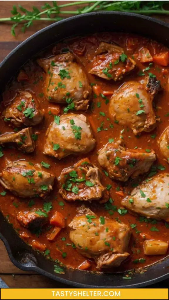 Tomato Braised Chicken Thighs Recipe Tomato Braised Chicken Thighs Recipe