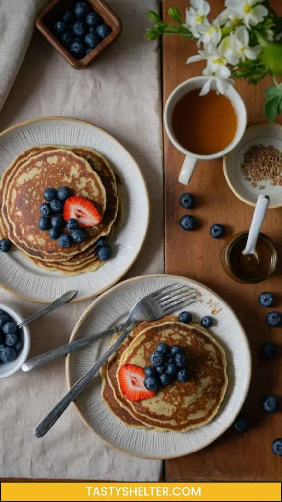 Delicious Flaxseed Meal Pancakes Delicious Flaxseed Meal Pancakes