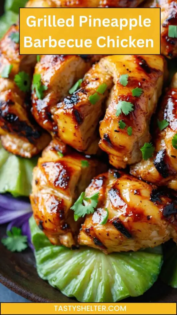 Grilled Pineapple Barbecue Chicken Grilled Pineapple Barbecue Chicken