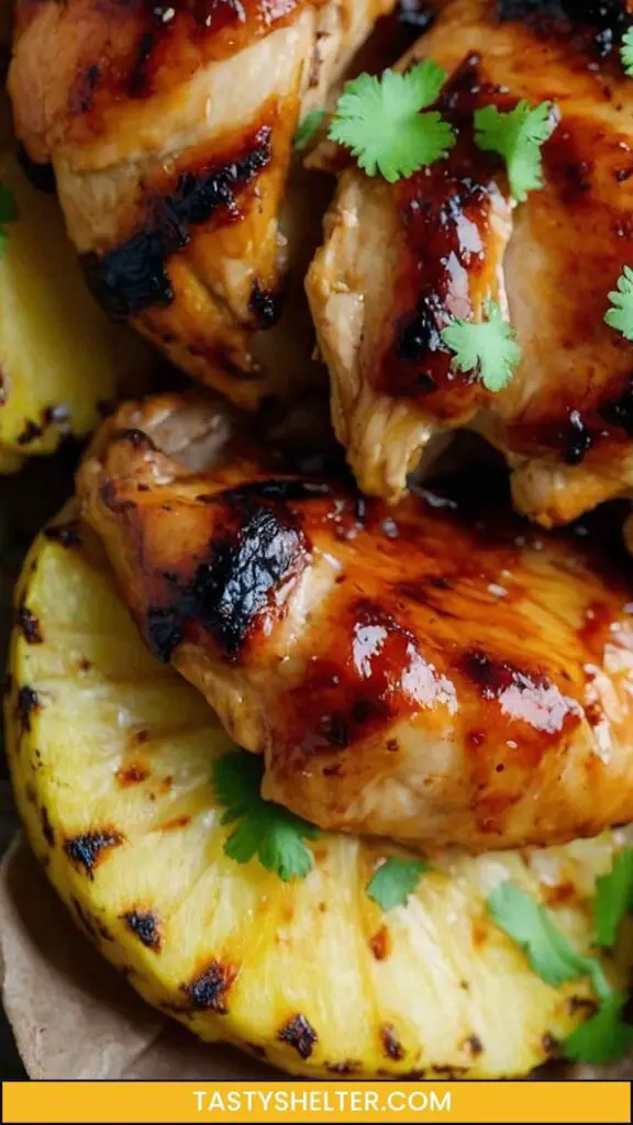 Healthy Grilled Pineapple Barbecue Chicken Recipe Healthy Grilled Pineapple Barbecue Chicken Recipe