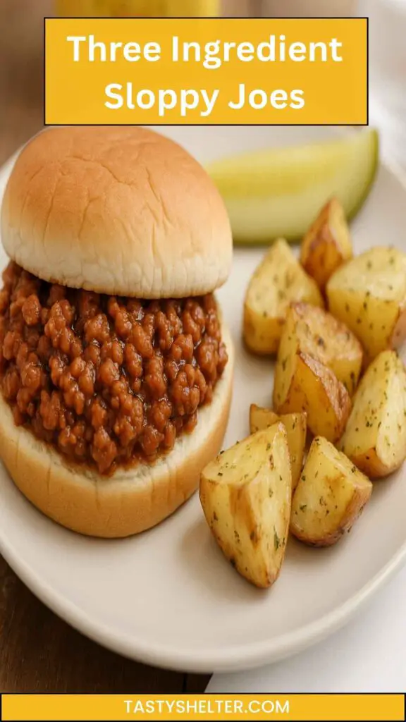 Three Ingredient Sloppy Joes Three Ingredient Sloppy Joes
