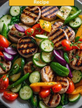 Grilled Chicken Sausages And Summer Vegetables Recipe