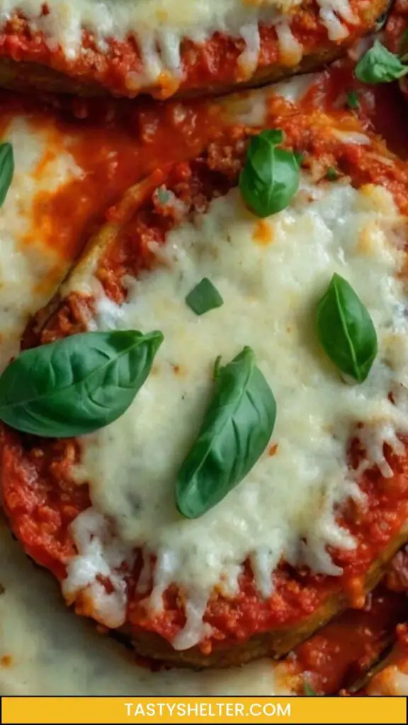 Homemade Low Carb Eggplant Parmesan