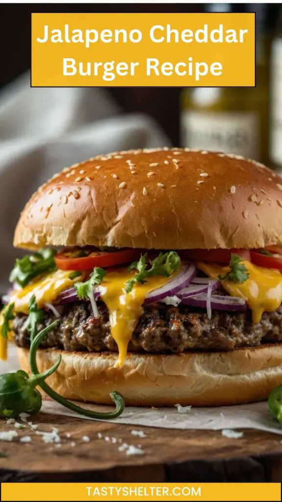 Jalapeno Cheddar Burger Recipe Jalapeno Cheddar Burger Recipe