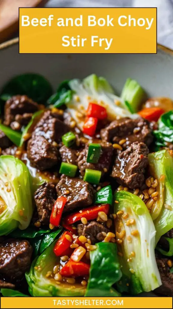 Beef and Bok Choy Stir Fry
