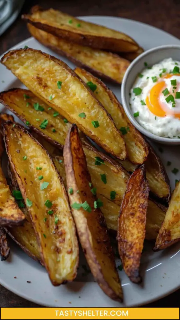 Crispy Baked Potato Wedges