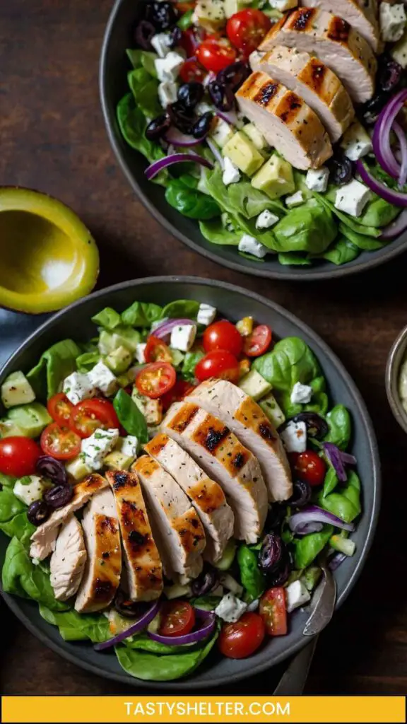 Healthy Mediterranean Chicken Salad