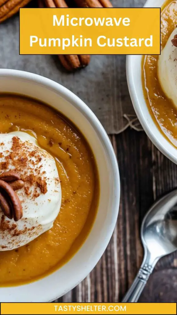 Microwave Pumpkin Custard Microwave Pumpkin Custard