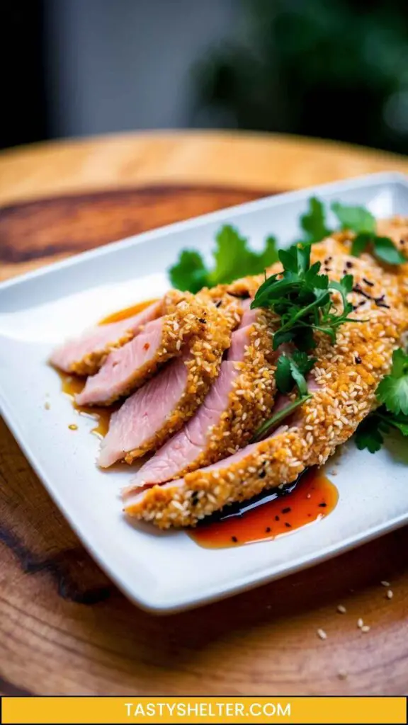 Yummy Sesame Crusted Tuna