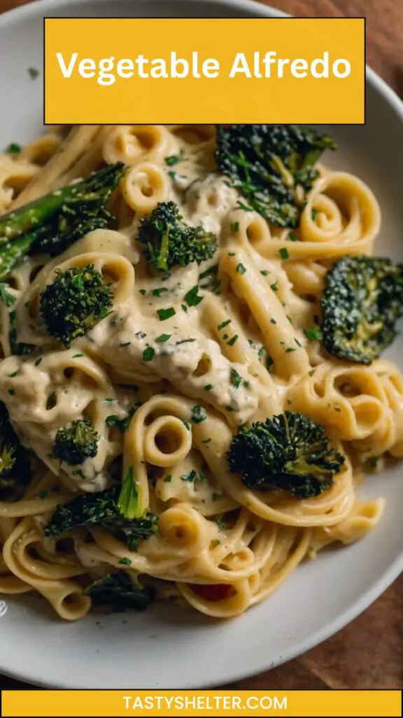 Vegetable Alfredo