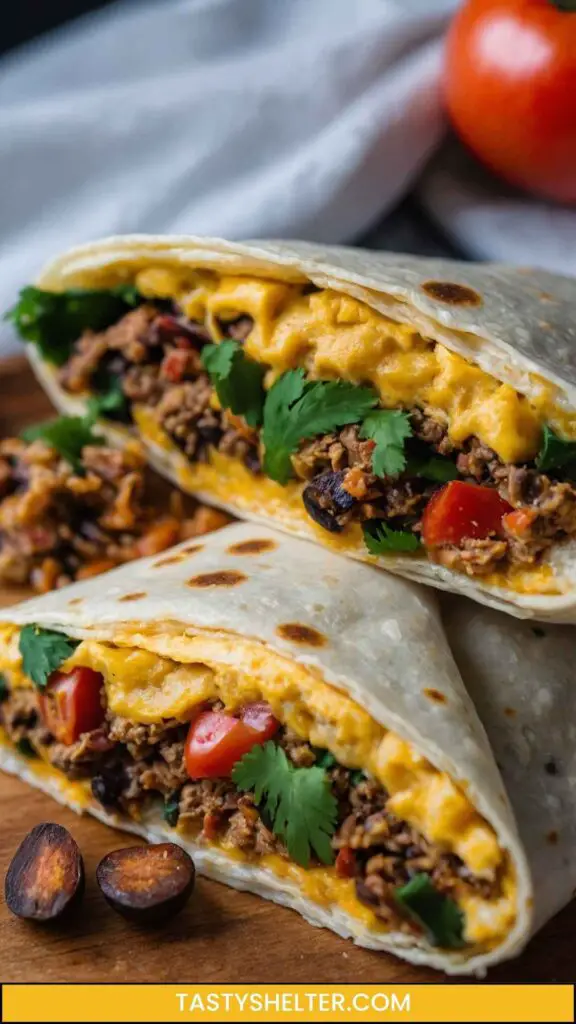 Healthy Freezer Breakfast Burritos Recipe