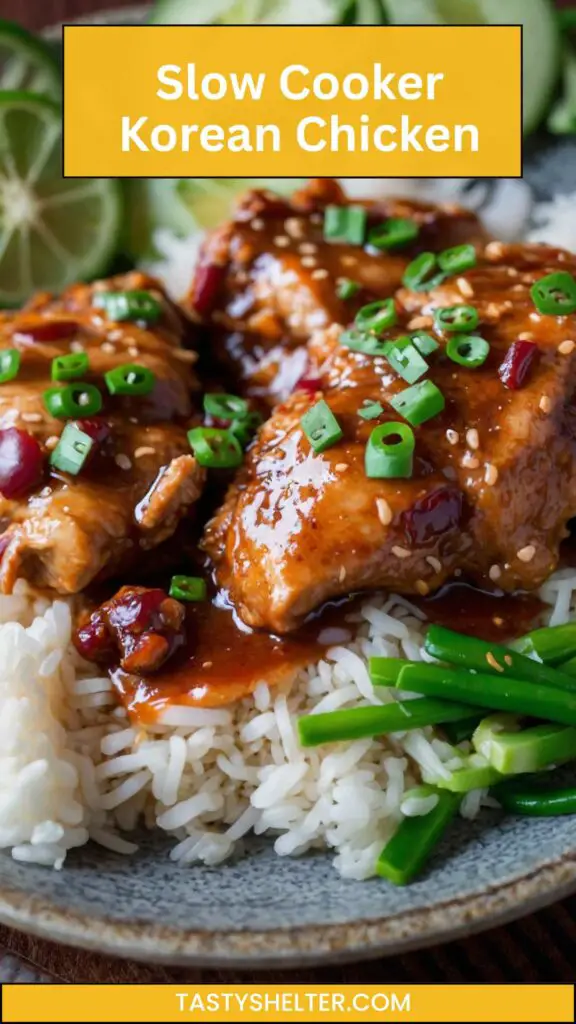 Slow Cooker Korean Chicken Slow Cooker Korean Chicken