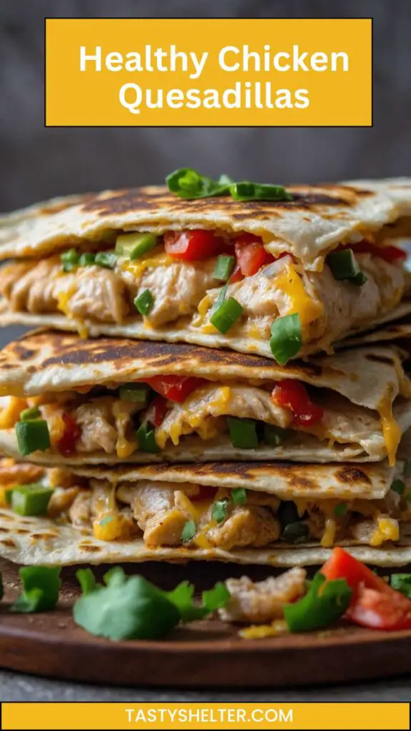 Healthy Chicken Quesadillas Healthy Chicken Quesadillas