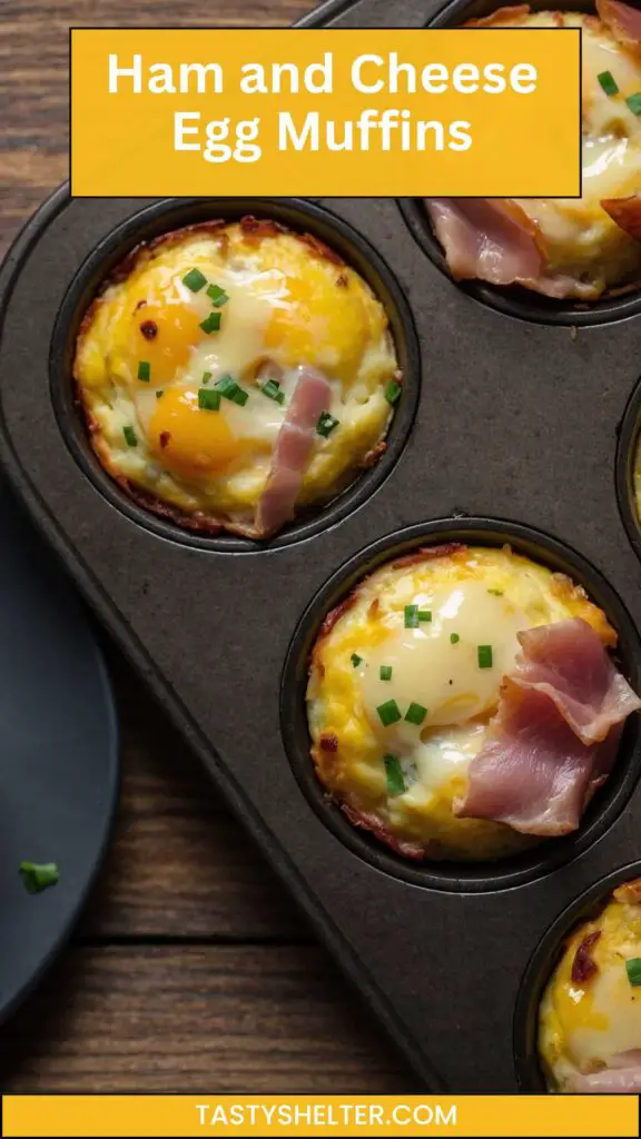 Ham and Cheese Egg Muffins Ham and Cheese Egg Muffins