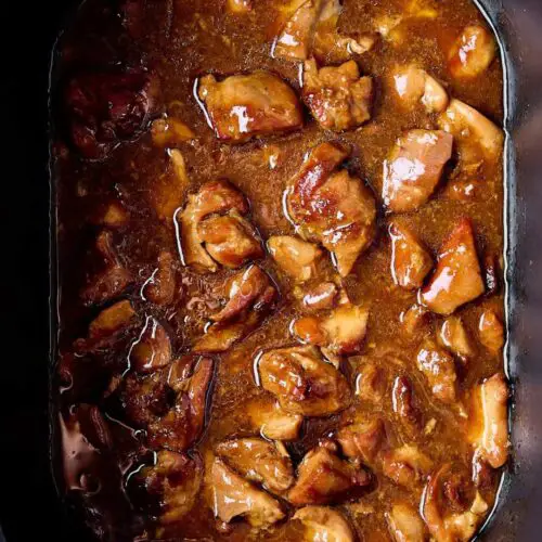 Slow Cooker Sunday Honey Garlic Chicken