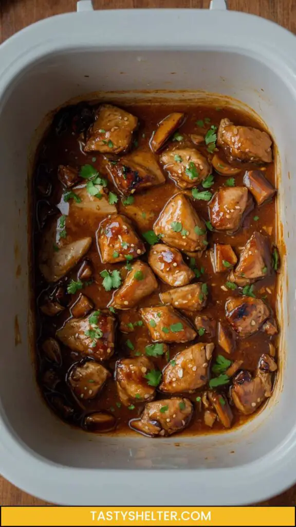 Slow Cooker Sunday Honey Garlic Chicken Recipe Slow Cooker Sunday Honey Garlic Chicken Recipe