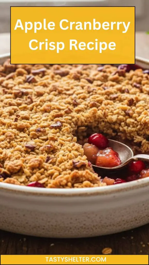 Apple Cranberry Crisp Recipe