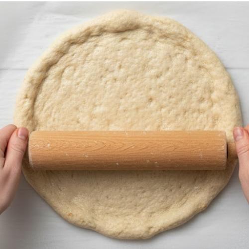 Step 4: Roll out the dough Step 4: Roll out the dough