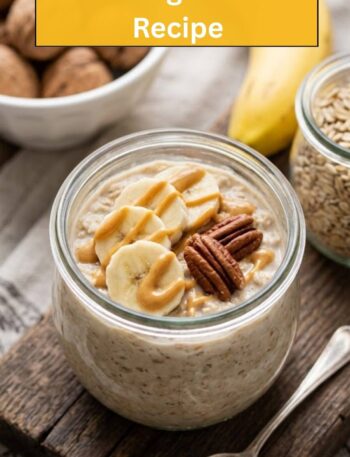Banana Bread Overnight Oats Recipe