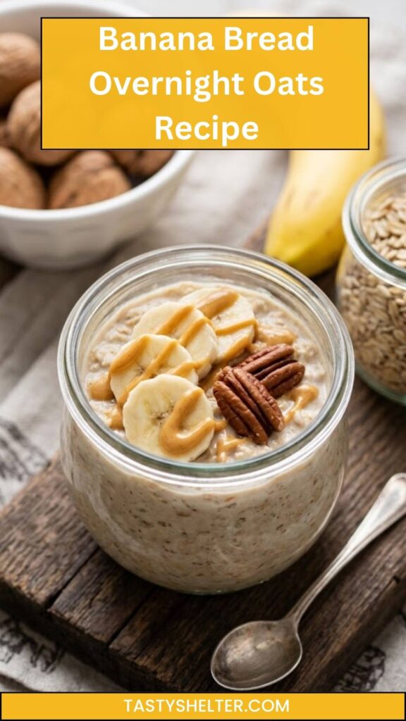 Banana Bread Overnight Oats Recipe Banana Bread Overnight Oats Recipe