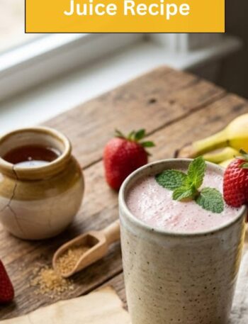 Banana Strawberry Juice Recipe