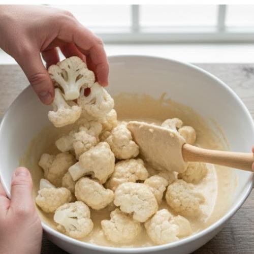 Step 5: Coat the Cauliflower
